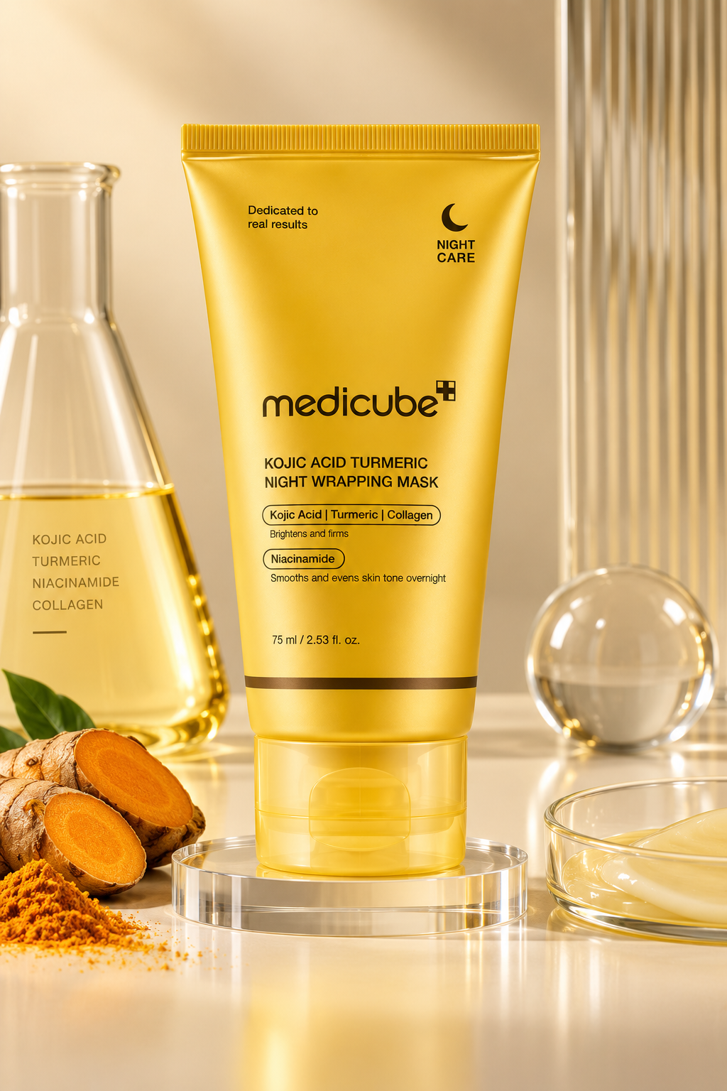 Medicube Kojic Acid Turmeric Night Wrapping Mask