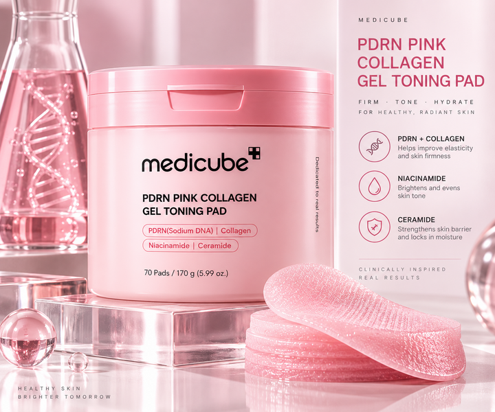 Medicube PDRN Pink Collagen Gel Toning Pad
